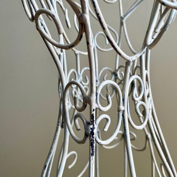 Petite Vintage Decorative Wire Dress Form / Accent Piece - Picture 12 of 12